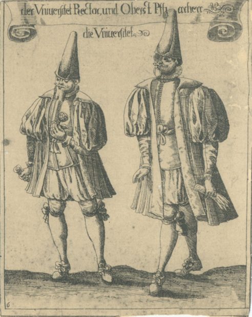 Hans Heinrich Glaser, Rektor und Antistes, Trachtenbild 1634