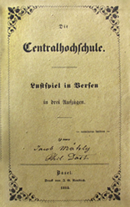 Lustspiel_Centralhochschule_Mähly_1854