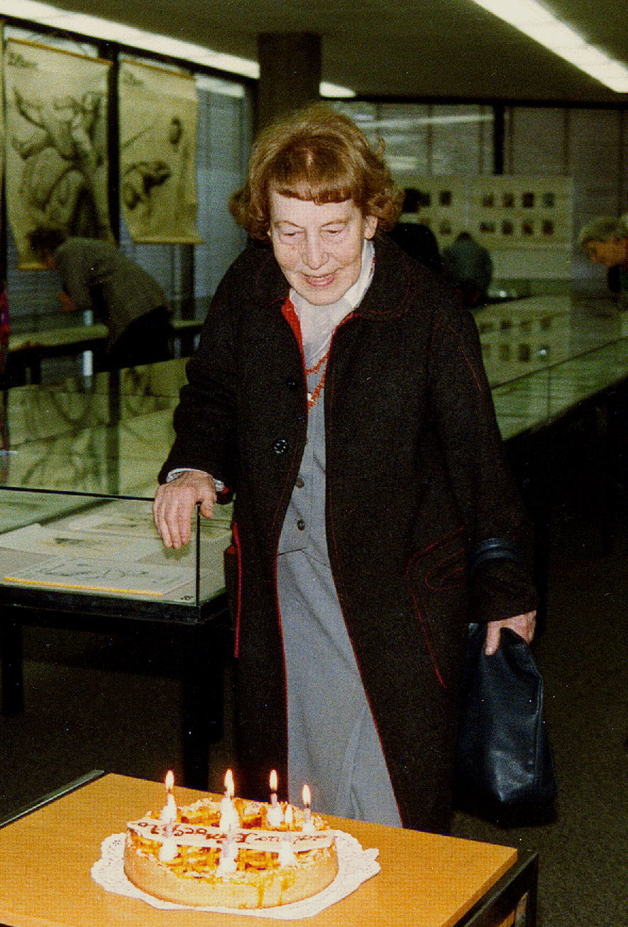 Martha Pfannenschmid 1990, Foto: UB Basel