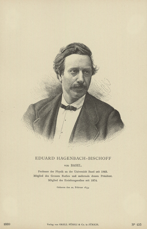 Eduard Hagenbach, UB Portr BS Hagenbach E 1833, 3